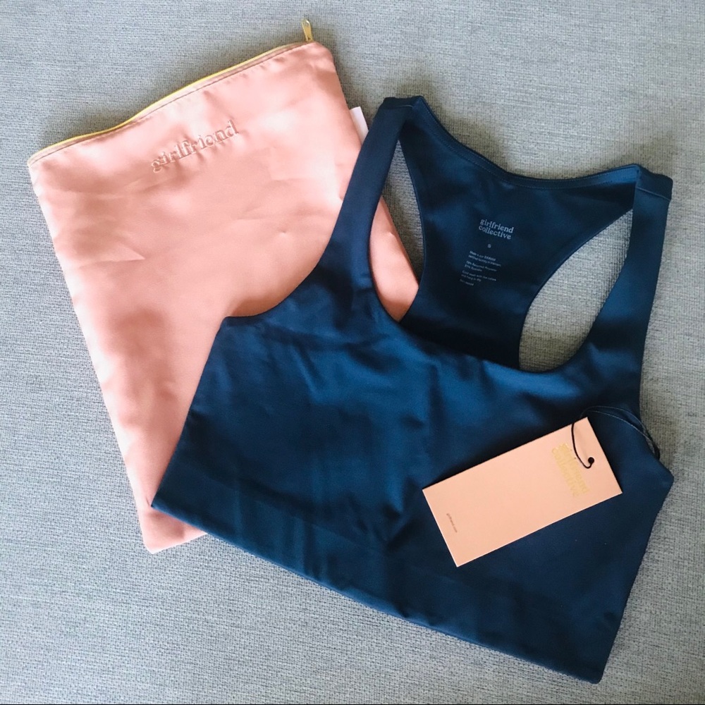 Girlfriend Collective Paloma Midnight Bra Size S